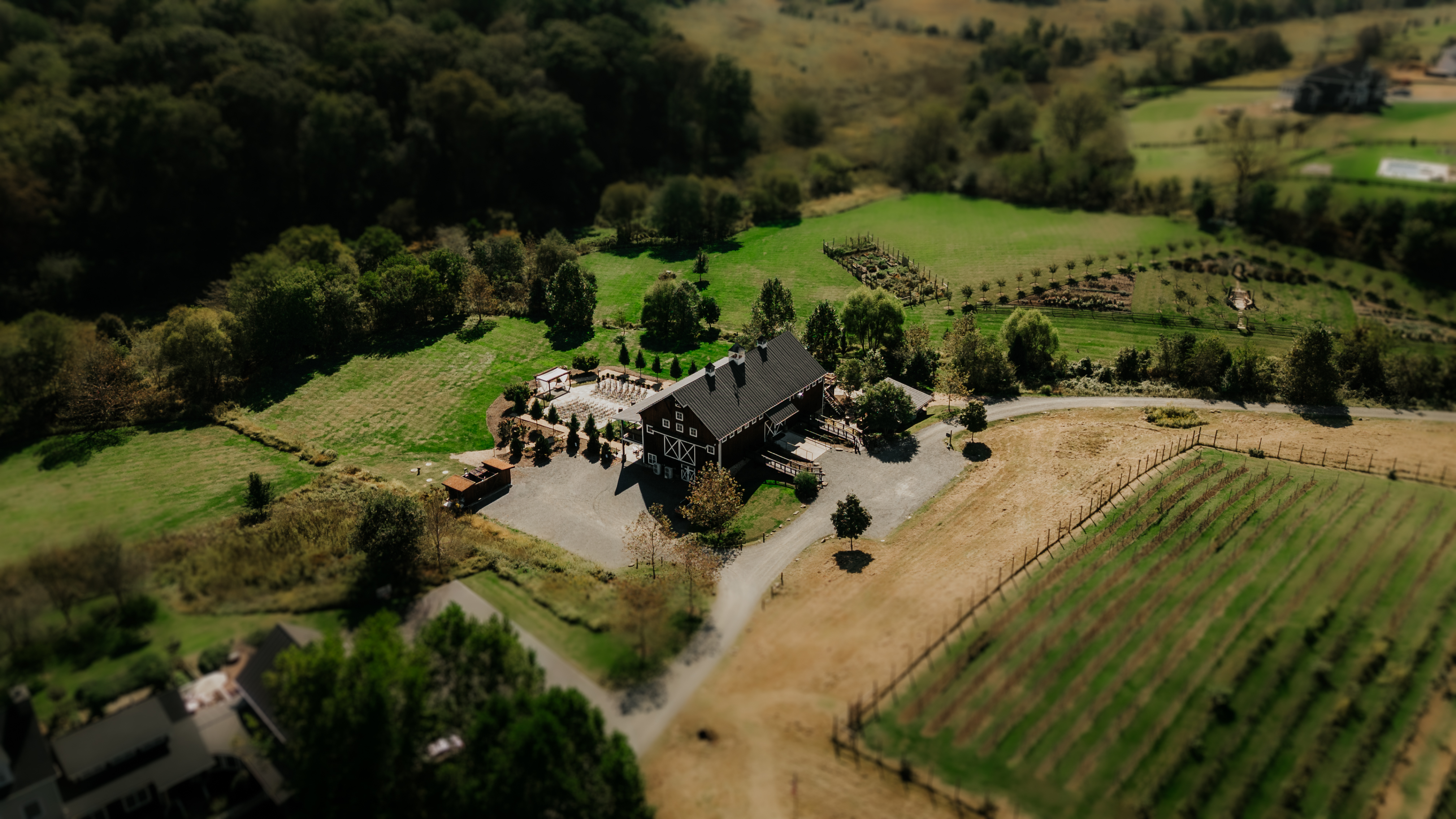 The estate from above